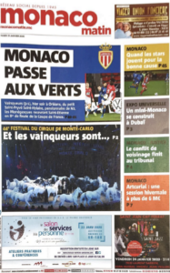 Monaco Matin – Janvier 2020