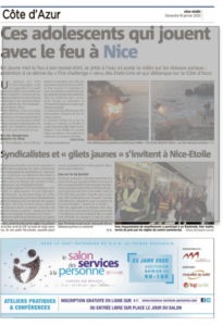 Nice Matin – Janvier 2020