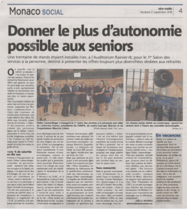 Nice Matin – Septembre 2018