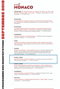 Visit Monaco – Septembre 2018